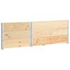 vidaXL Fioriere Rialzate 3 pz 80x120 cm in Legno Massello di Pino