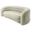 INTEX Divano Curvo INTEX Grigio 229 x 109 x 81 cm PVC e Rayon