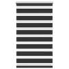 vidaXL Tenda a rullo zebra 90,9x150 cm Tessuto Larghezza 86,7 cm nero