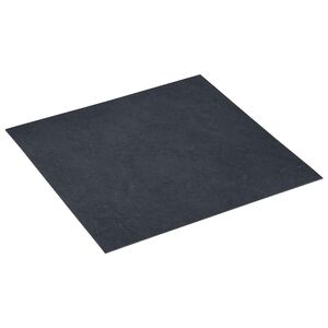 vidaXL Plance per Pavimentazione Autoadesiva Marmo Nero 30,5 x 30,5 cm