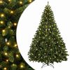 vidaXL Albero di Natale Artificiale con Rami Pieghevoli 300 cm