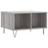 vidaXL Tavolino da Salotto grigio sonoma 60x50x36,5 cm in Multistrato