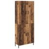 vidaXL Credenza Legno vecchio 69,5 x 34 x 180 cm Legno ingegnerizzato