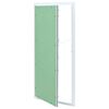 vidaXL Pannello di Accesso Verde e Argento 45 x 85 cm