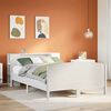 vidaXL Letto Libreria senza Materasso Bianco 140x190 cm Legno di Pino
