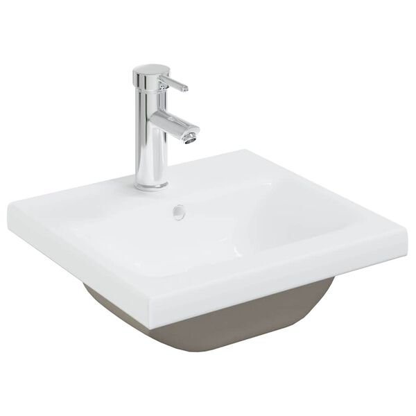 vidaXL Set Mobili da Bagno 4 pz Rovere Sonoma in Legno Multistrato