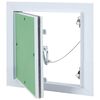 vidaXL Pannello di Accesso Verde e Argento 30 x 30 cm