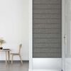 vidaXL Pannelli Murali 12 pz Grigio Chiaro 90x15 cm Tessuto 1,62 m²
