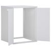 vidaXL Mobile per Lavatrice Bianco 68,5x64,5x88 cm in PVC