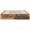 vidaXL Letto ottomano Legno vecchio 193 x 120 x 25 cm Truciolare