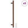 vidaXL Maniglie per Mobili 5pz Bronzo 224mm in Acciaio Inox