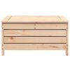 vidaXL Poggiapiedi da Giardino 62x63,5x32 cm in Legno Massello di Pino