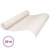 vidaXL Carta da Parati 3D Crema Solido 10x0,53 m Non Tessuto