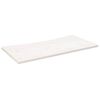 vidaXL Piano Scrivania Bianco 100x50x2,5 cm in Legno Massello di Pino