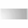 vidaXL Specchio da bagno LED Trasparente 100 x 40 cm vetro temperato
