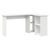 vidaXL Scrivania Bianco 142 x 102 x 73 cm Legno multistrato