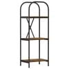 vidaXL Libreria 3 livelli 40 x 30 x 109 cm Legno ingegnerizzato