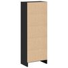 vidaXL Libreria Nera 40x24x109 cm in Truciolato