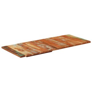 vidaXL Piano Tavolo Rettangolare 60x140 cm 25-27 mm Legno di Recupero
