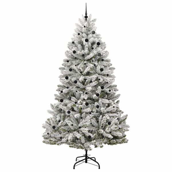 vidaXL Albero di Natale artificiale con 300 LED Verde e Bianco 300 cm