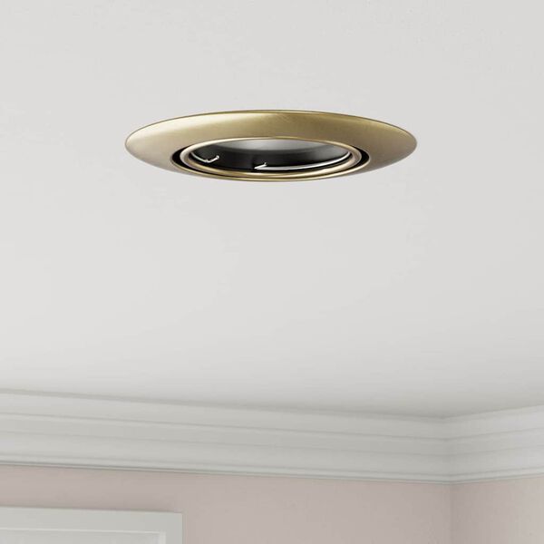 vidaXL Spotlight 6 pcs Ottone 9 x 9 x 2.5 cm Metallo