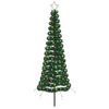 vidaXL Albero di Natale a LED in tinsel con picchetto EKENAS 180 cm