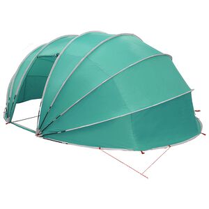 vidaXL Tenda da piscina a cupola 538 x 440 x 204 cm Verde Mare
