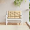 vidaXL Cuscini Panca Giardino 2pz Beige Mélange 100x50x7cm Tessuto