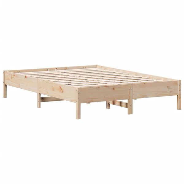 vidaXL Letto senza Materasso 140x200 cm in Legno Massello di Pino
