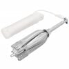 vidaXL Ancora Pieghevole con Corda Argento 10 kg Ghisa Zincata a Caldo