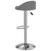 vidaXL Sgabelli da Bar 2 pz Grigi in Similpelle