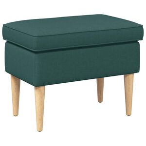 vidaXL Poggiapiedi Verde Scuro 55 x 35 x 41 cm