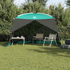 vidaXL Tenda zanzariera con tetto Verde Mare 380 x 380 x 225 cm