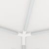 vidaXL Gazebo Professionale con Pareti 4x4 m Bianco 90 g/m²