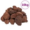 vidaXL Rocce Vulcaniche 10 kg Rosse 5-8 cm