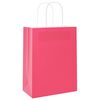 vidaXL Sacchetti di Carta 50 pz con Manici Rosa 21x11x28 cm