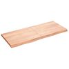 vidaXL Piano Tavolo Marrone 120x50x(2-4) cm Massello Rovere Trattato