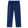 vidaXL Pantaloni per Bambini con Coulisse Blu Marino 140