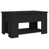 vidaXL Tavolino da Salotto Nero 79x49x41 cm in Legno Multistrato