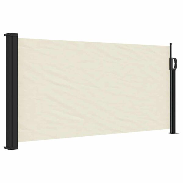 vidaXL Tenda da Sole Laterale Retrattile Crema 100x300 cm