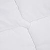 vidaXL Coprimaterasso Bianco 140x220 cm