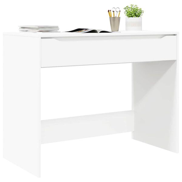 vidaXL Scrivania Bianco 100 x 50 x 78 cm Legno multistrato