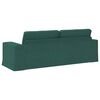 vidaXL Divano Verde Scuro 222 x 80 x 82 cm Tessuto