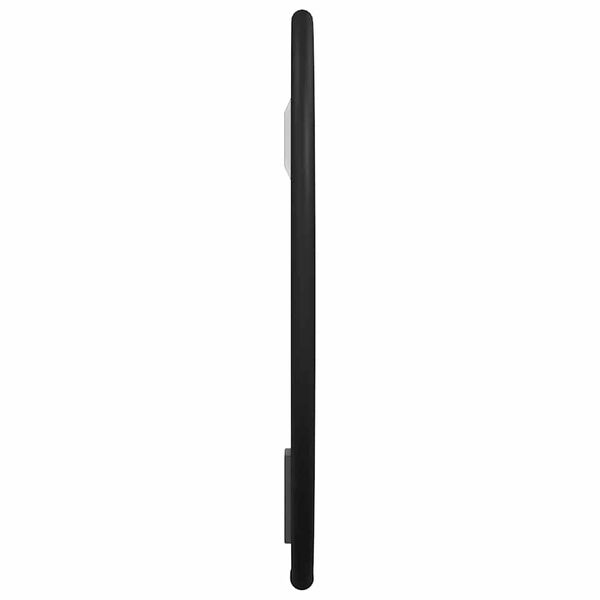 vidaXL Specchio da Parete Nero Ø 20 cm Rotondo