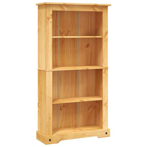 vidaXL Libreria a 4 Ripiani Pino Messicano Corona Range 80x29x150 cm