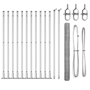 vidaXL Palo della recinzione Argento