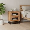vidaXL Comodino 40x30x50 cm in Legno Massello di Acacia