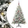 vidaXL Albero di Natale Artificiale Pre-illuminato con Set di Palline