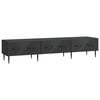 vidaXL Mobile TV Nero 147 x 34,5 x 30 cm Legno ingegnerizzato
