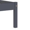vidaXL Giroletto senza Materasso Grigio 180x200 cm Legno Massello Pino